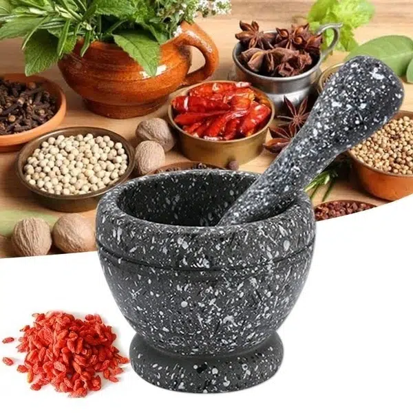 Mortar and pestle strong plastic