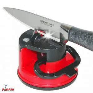 Knife sharpener with suction pad