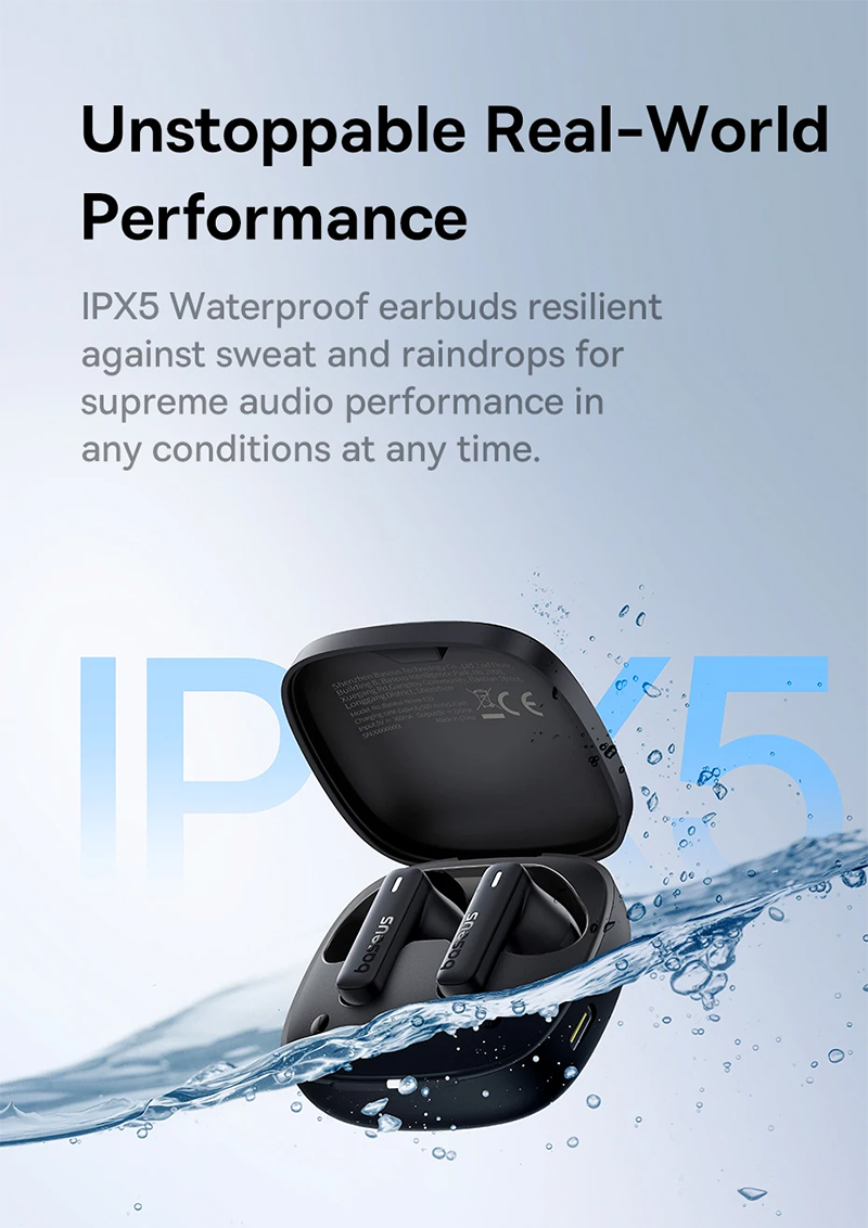 IPX5 Waterproof earbuds