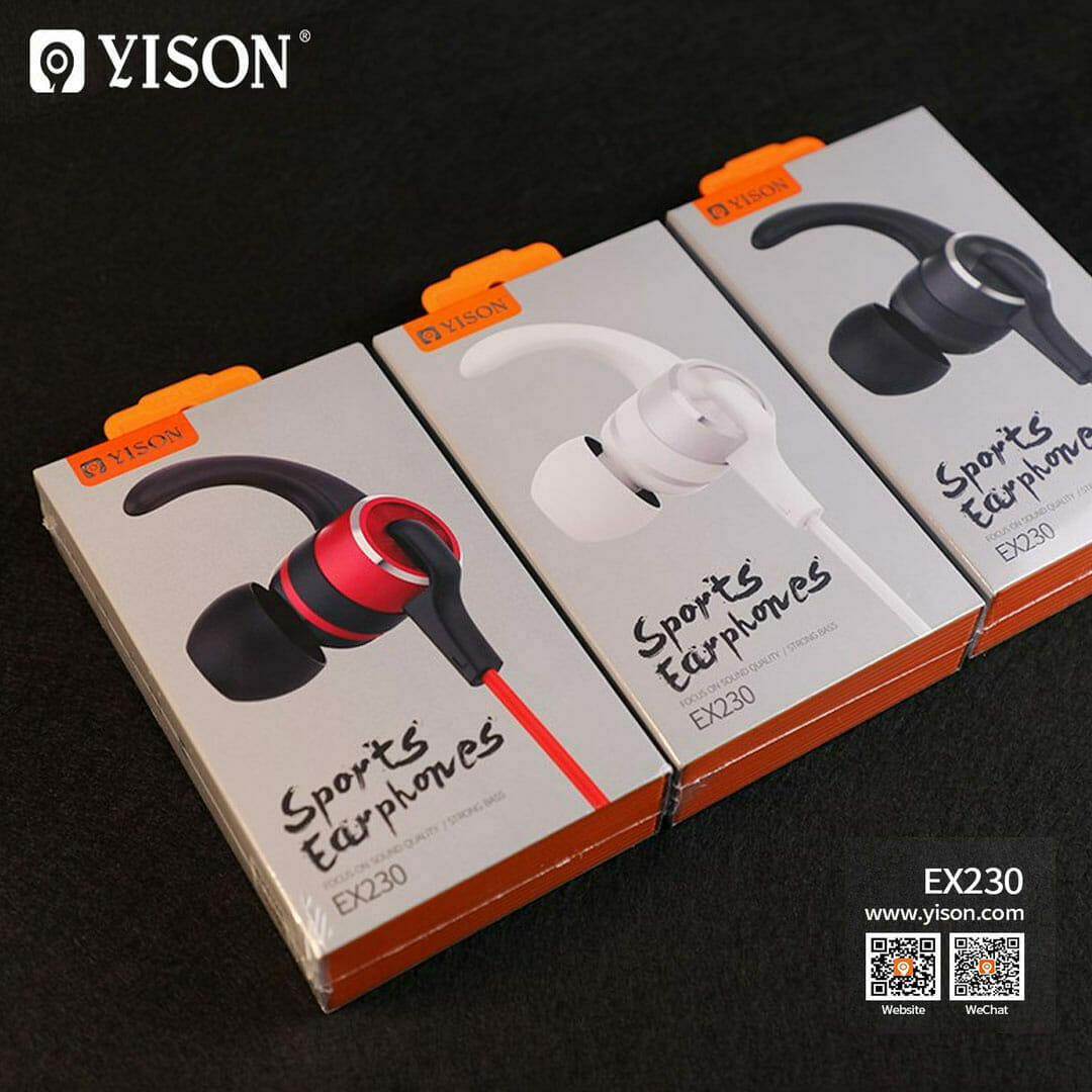 Earphone with mic Yison EX230 in wired with microphone for OEM