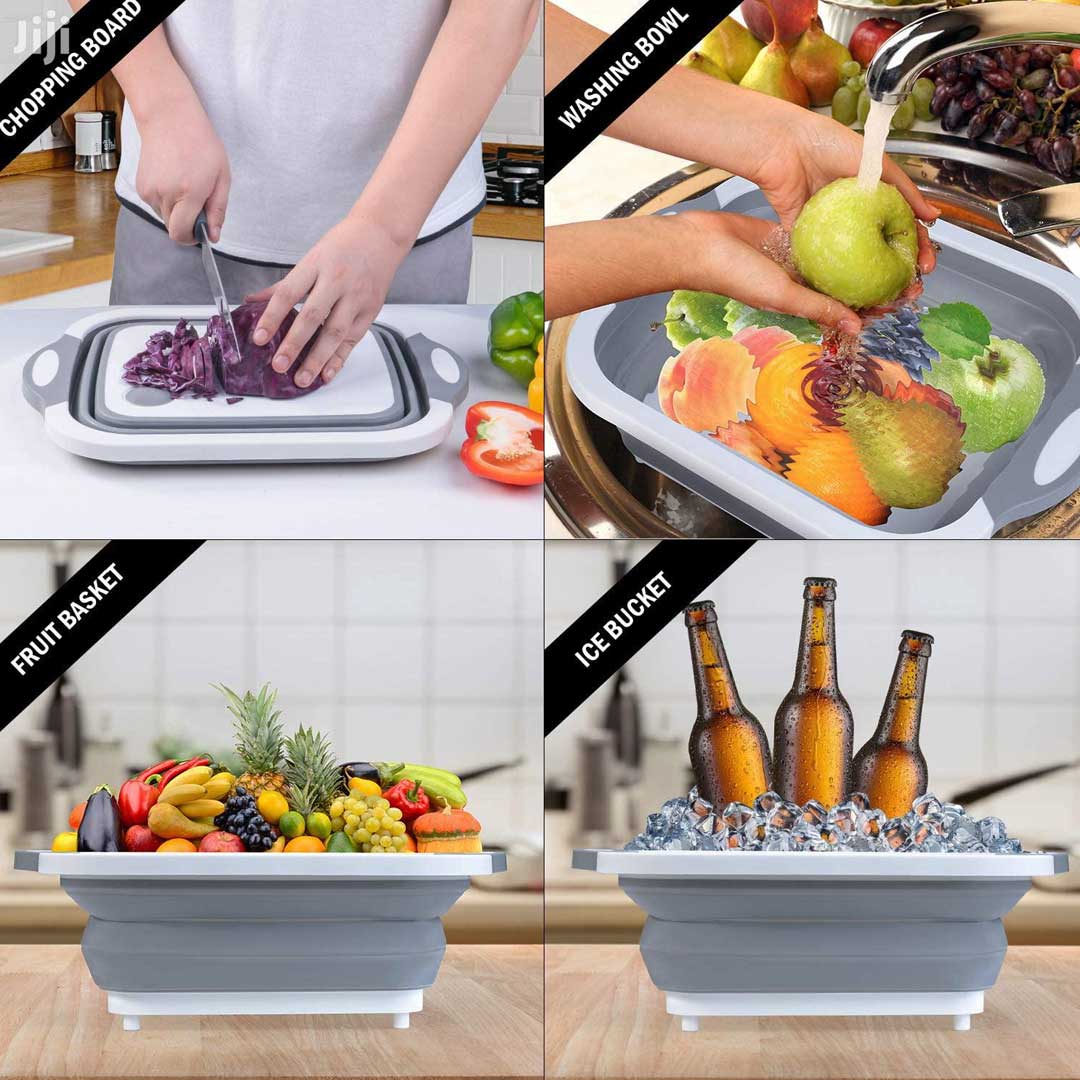 Multifunctional cutting board 4-in-1 Foldable Dish tub drainers