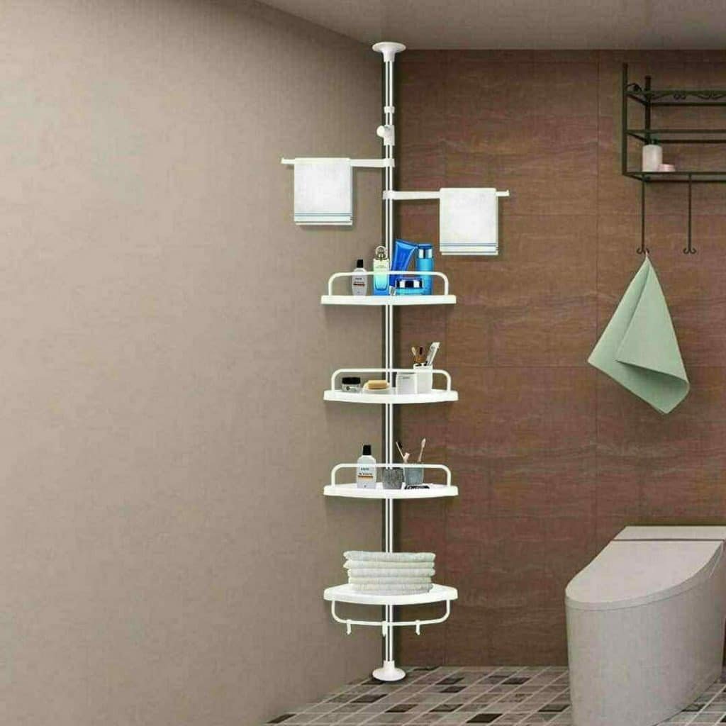 Multi corner shelf 4-layer adjustable rack