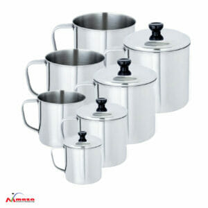 Stainless steel mug set 7pcs with lids