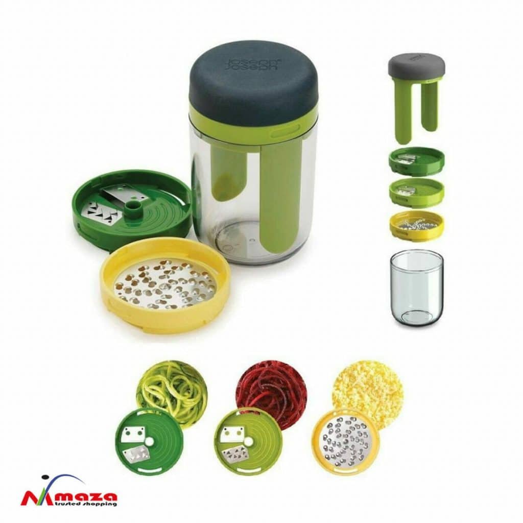 Vegetable & Fruits slicer and chopper 3 in 1 Hand Spiralizer