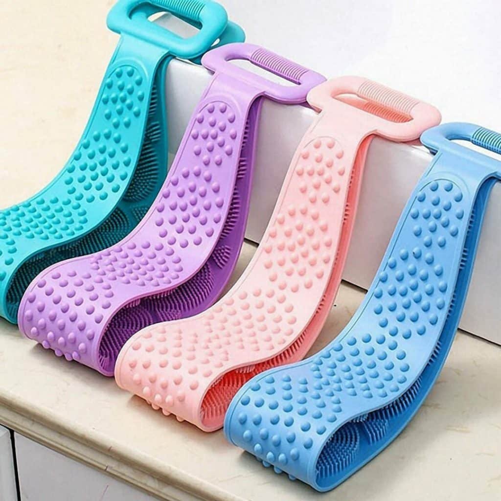 Silica gel bath brush medical massage brush