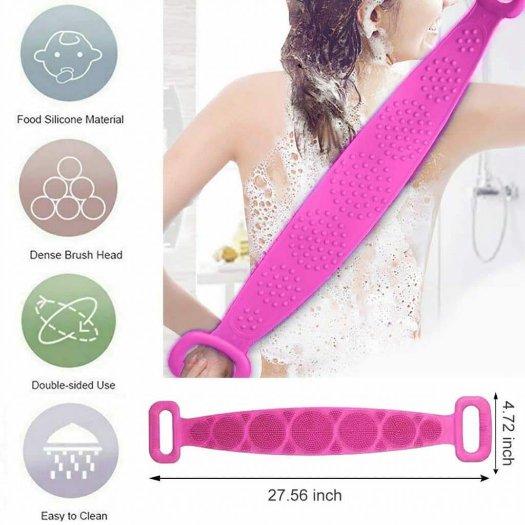 Silica gel bath brush medical massage brush