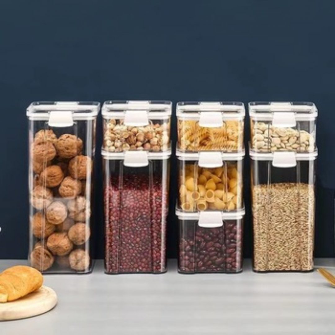 Airtight food storage containers