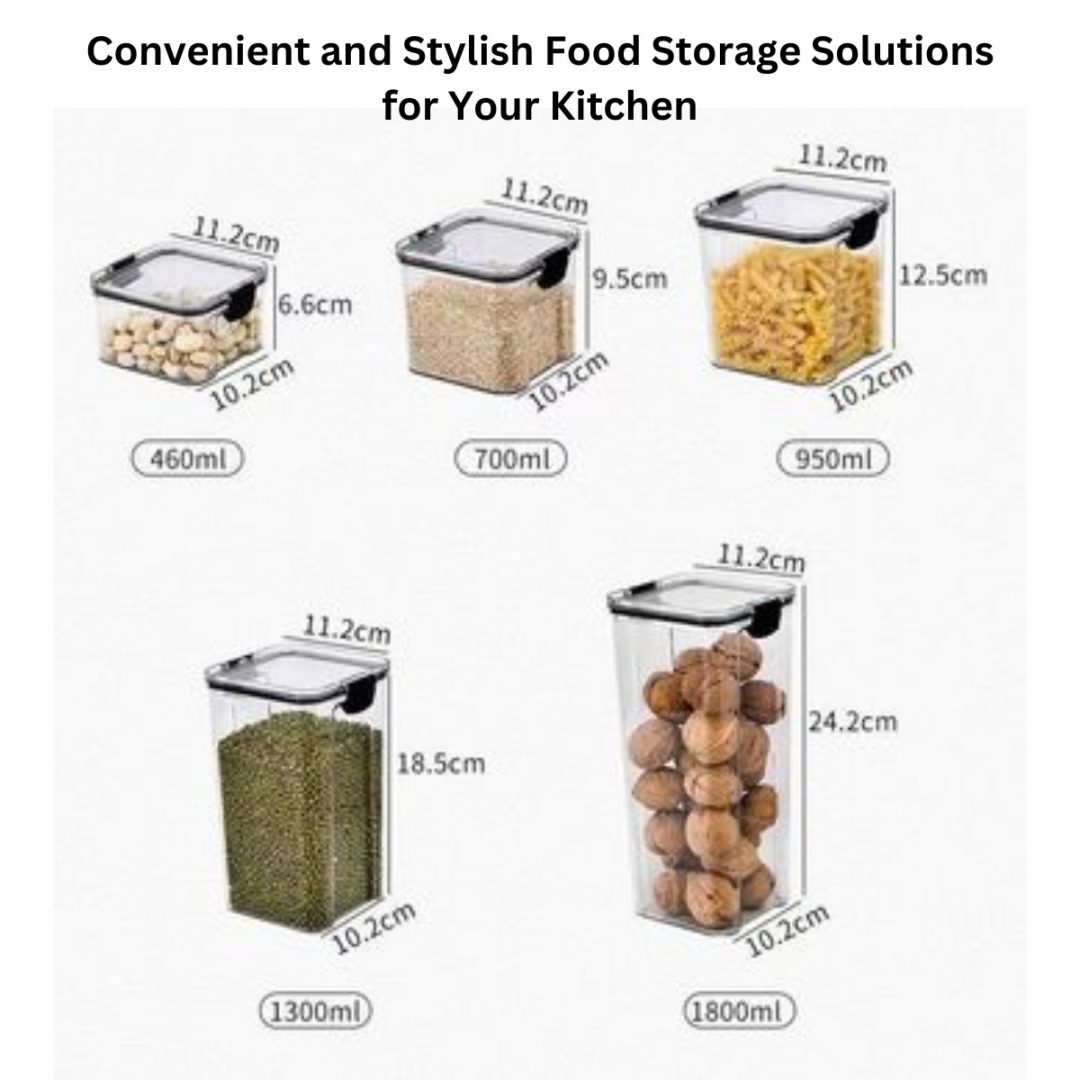 Airtight food storage containers