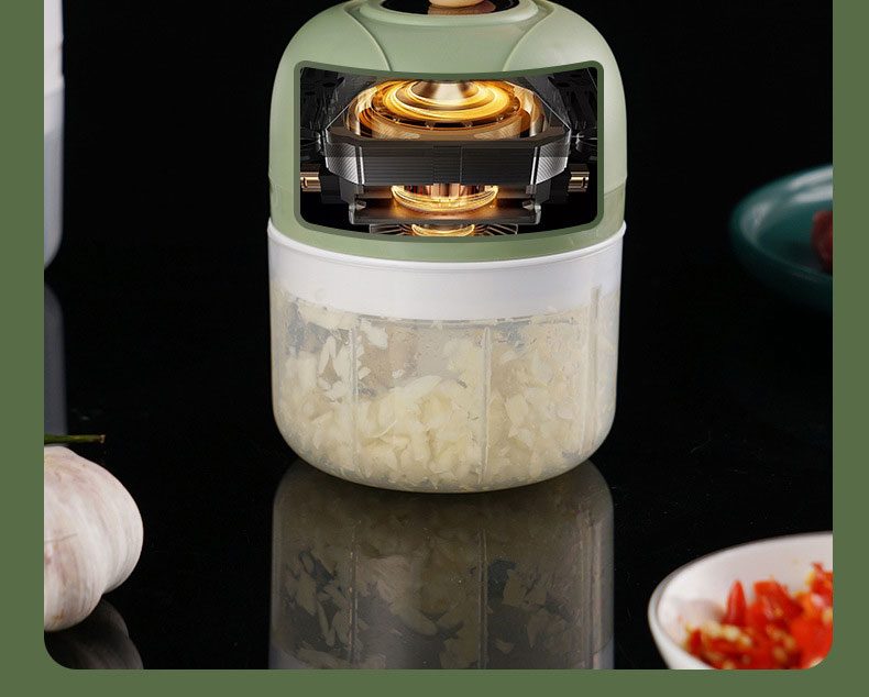 Perfect for Small Foods Intelligent electric garlic machine rechargeable 
