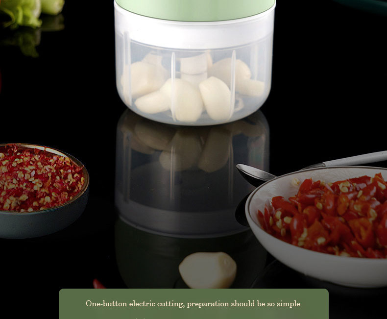Intelligent electric garlic machine rechargeable