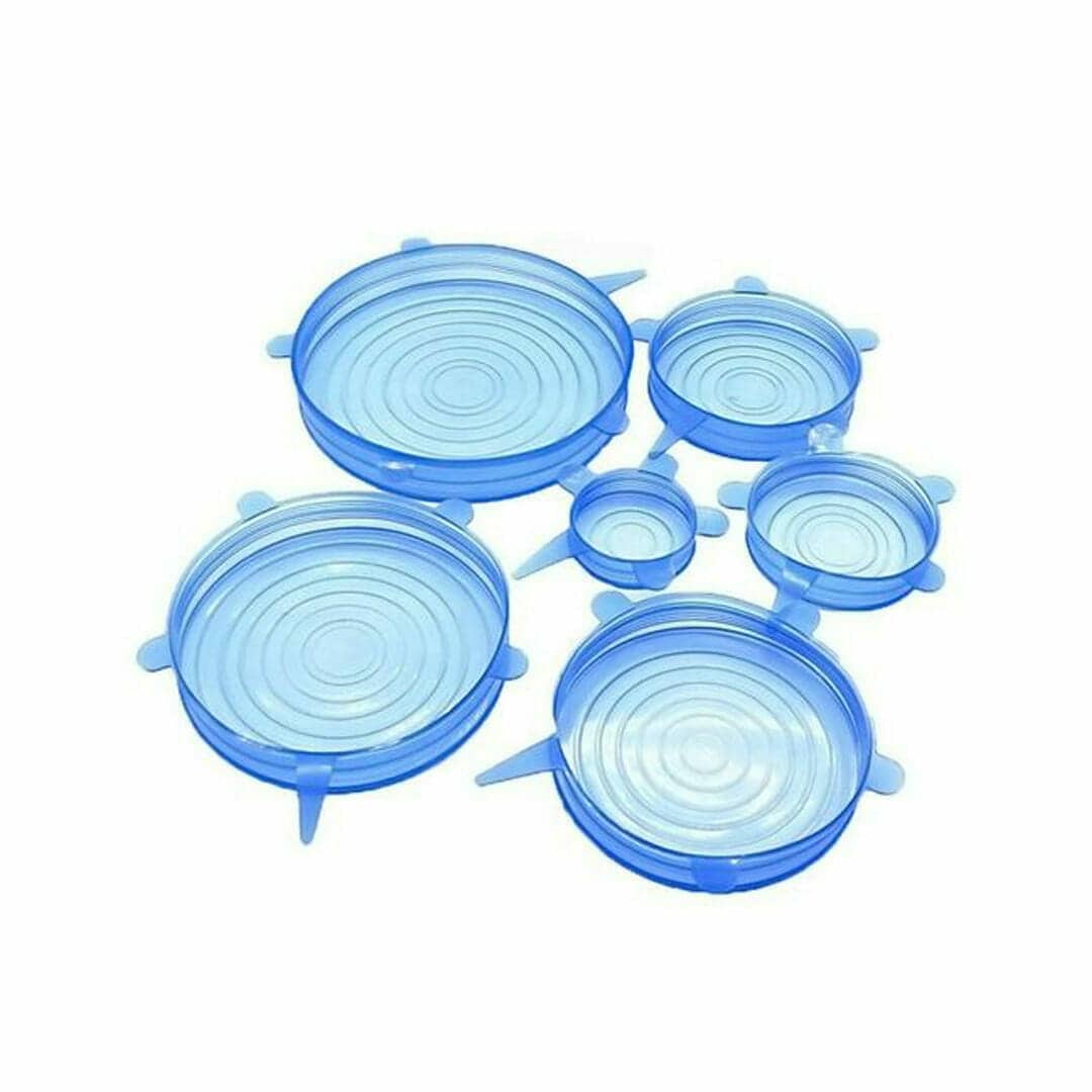 Stretch silicone lids washable and flexible