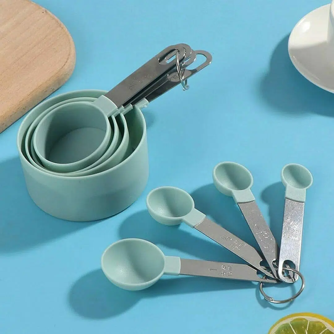 Measuring cup and spoon set 8pcs Stainless-Steel
