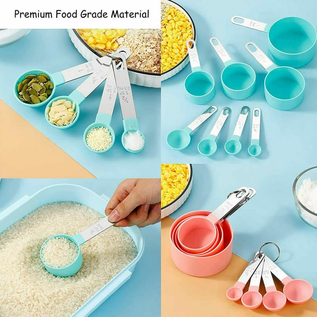 Measuring cups and spoons - Sharmis Passions