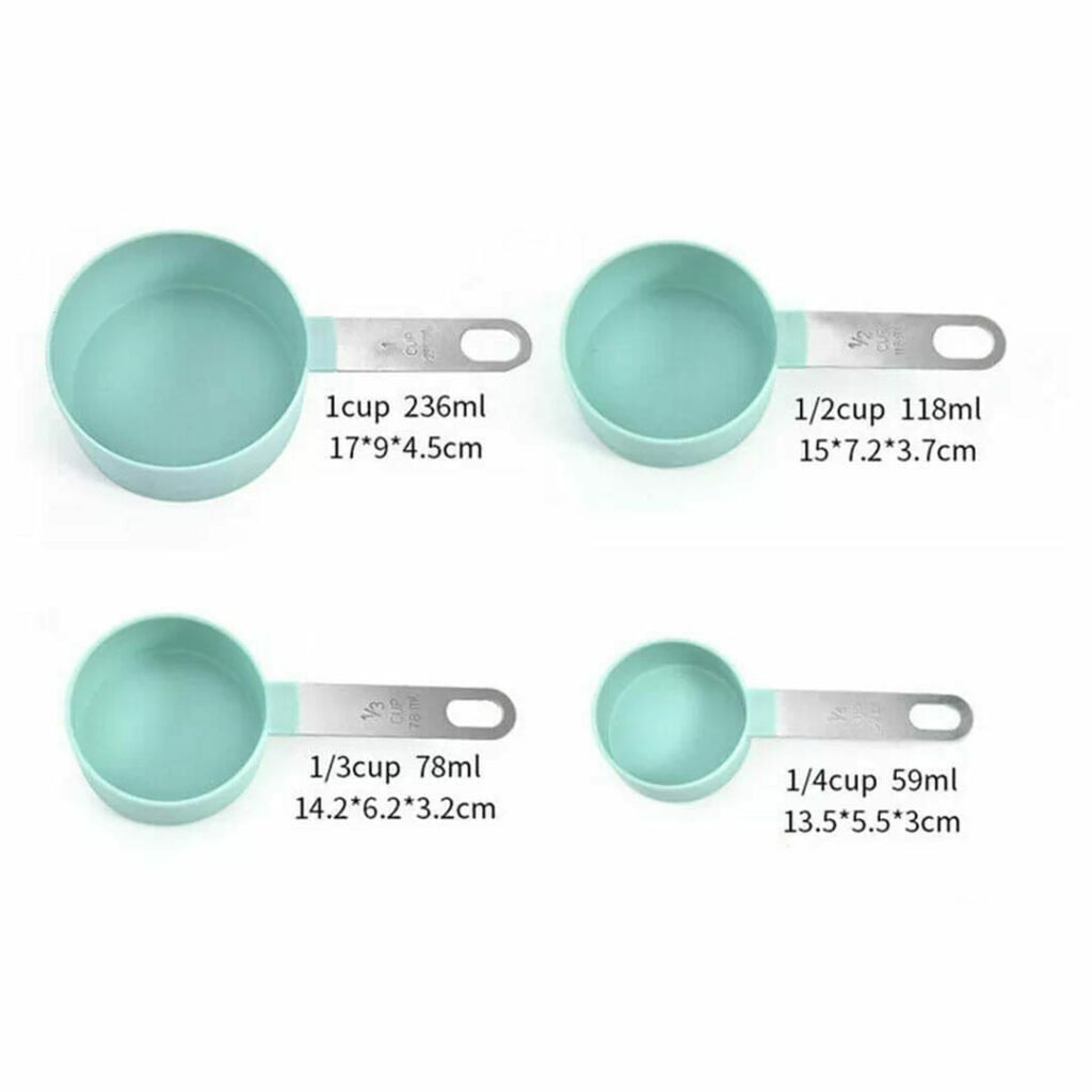 Measuring cup and spoon set 8pcs Stainless-Steel