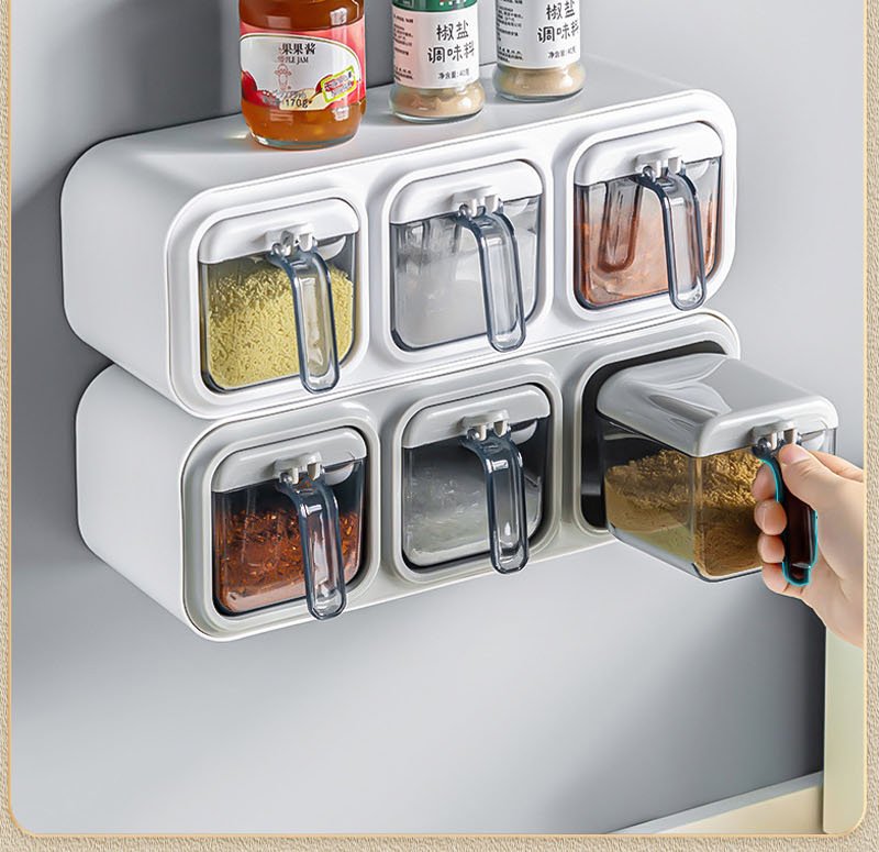 Wall-Mount-Spice-Rack-Organizer-Sugar-Bowl-Salt-Shaker-D