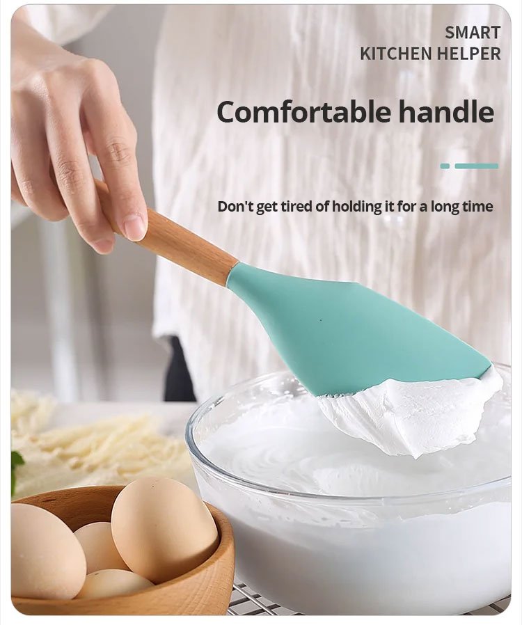 Silicone Kitchen Utensils High Heat Resistant