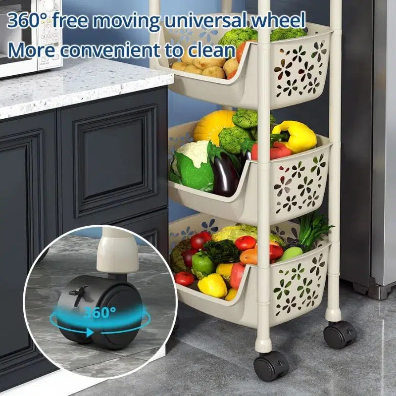 kitchen storage rack floor mounted (2)