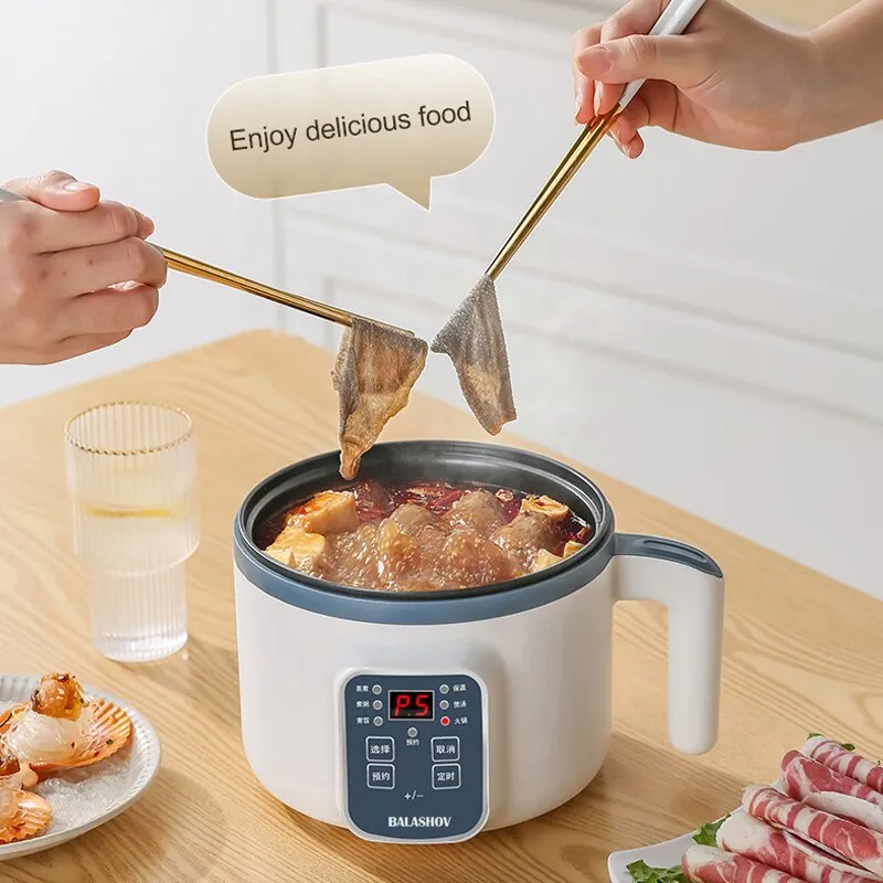 Electric Rice Cooker with Steamer