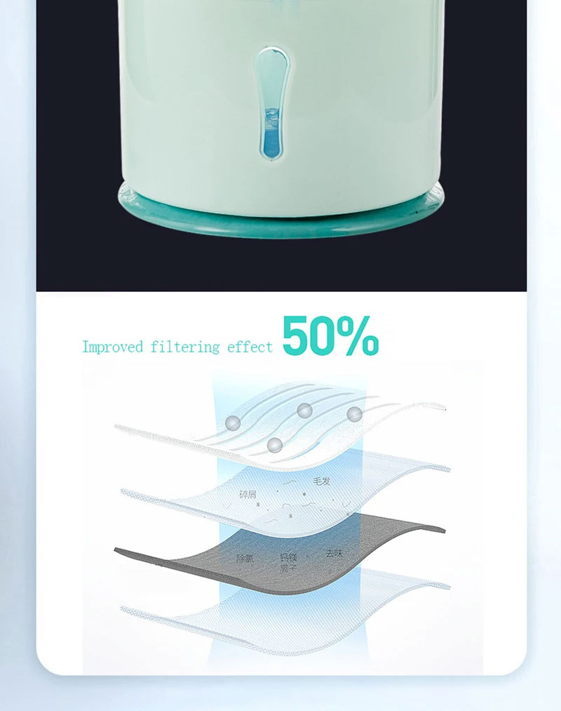 automatic pet water fountain with feeder