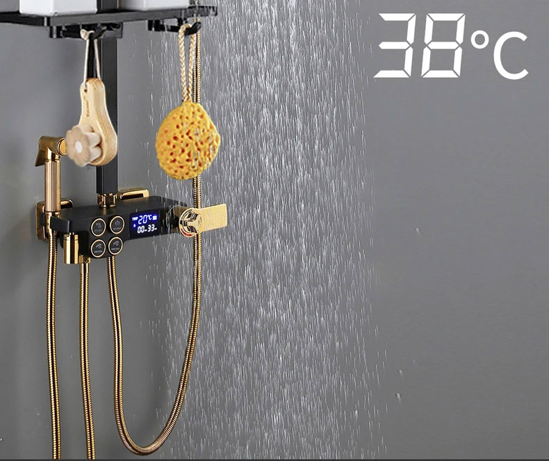 smart shower system with SPA rainfall function