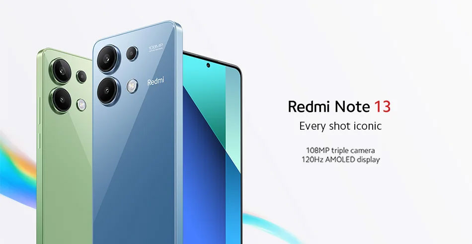 Xiaomi Redmi Note 13 Pro 4G 8GB RAM 128GB ROM, Global Version Smartphone with Snapdragon® 685, 108MP Camera, and 33W Fast Charging