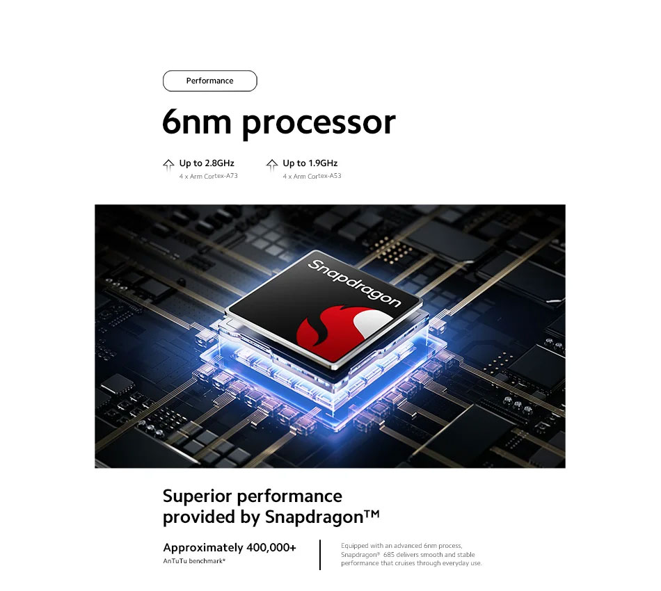 Ultimate Performance with Snapdragon® 685