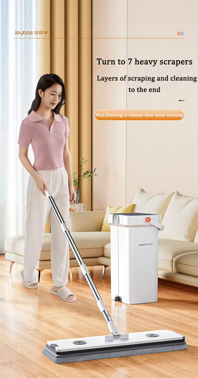 Flat Mop Cleaner with Bucket