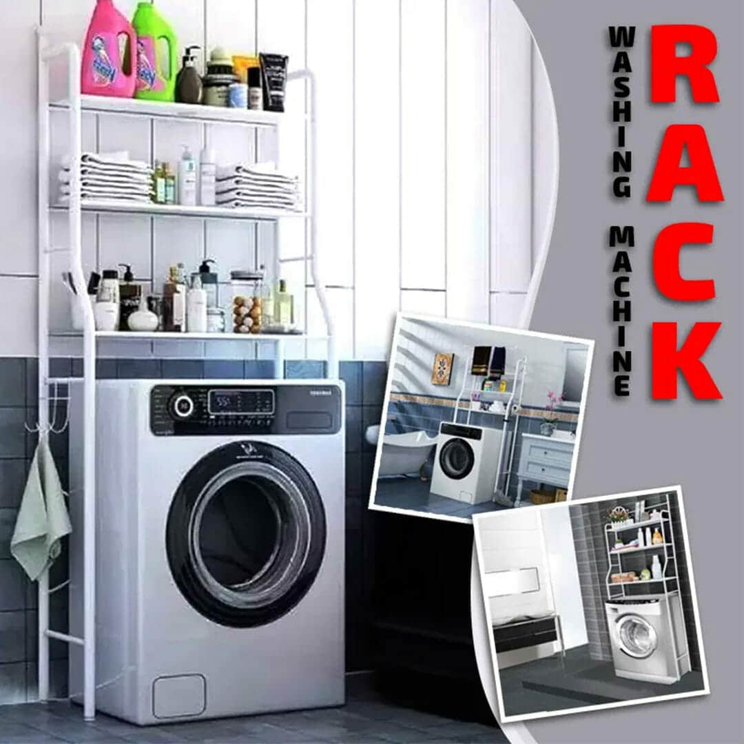 Washing machine rack laundry rack