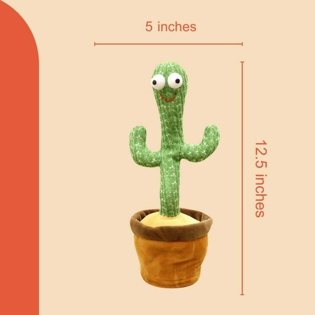 Dancing cactus toys for children Rechargeable