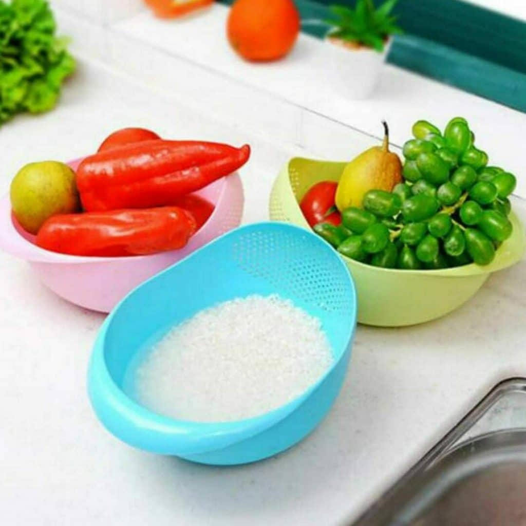 Food Grade Plastic Rice Beans Peas Washing Filter Strainer Basket