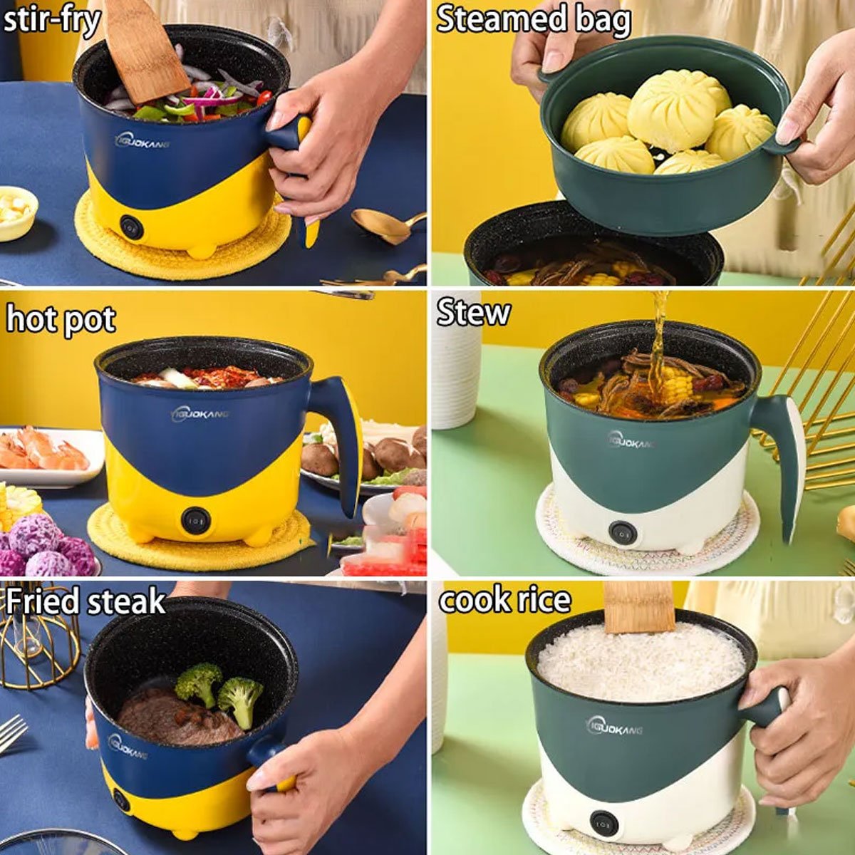 Mini Electric Multicooker - Compact and Efficient Cooking